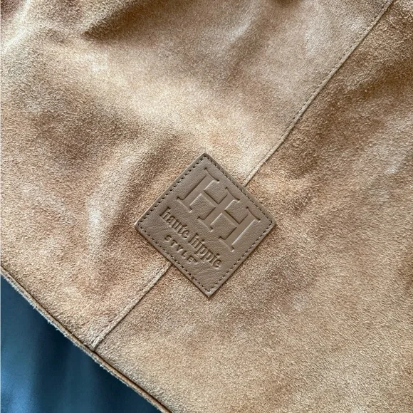 NEW- Haute Hippie Brown Tote Bag - Picture 2 of 3